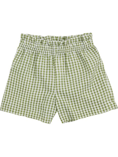 shorts a quadretti goffrati