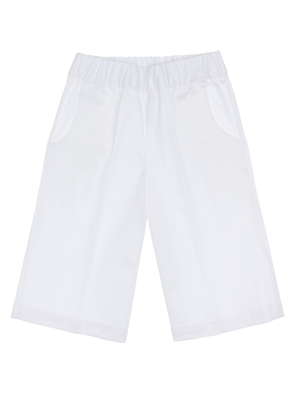 stretch drill 3/4 trousers with pockets 