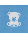 pullover in cotone con intarsio orsetto