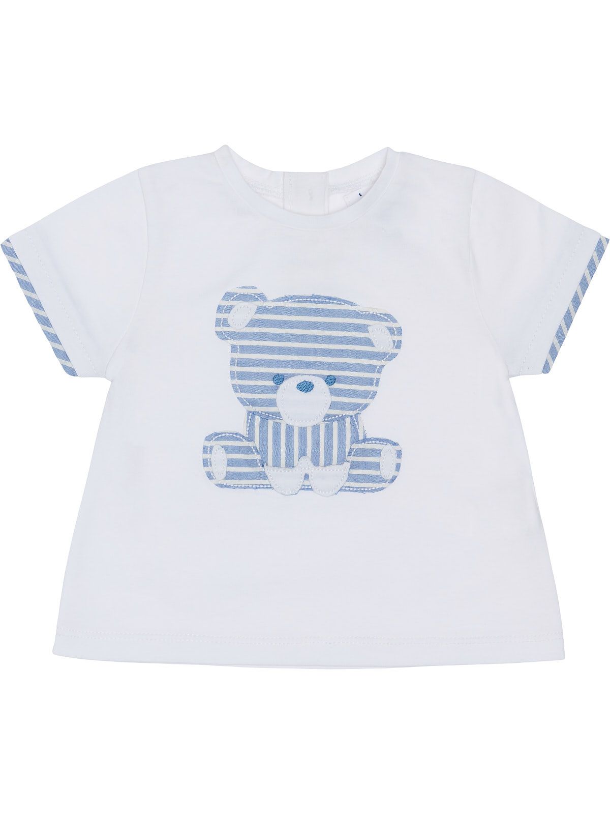 T-shirt in jersey con patch orso 