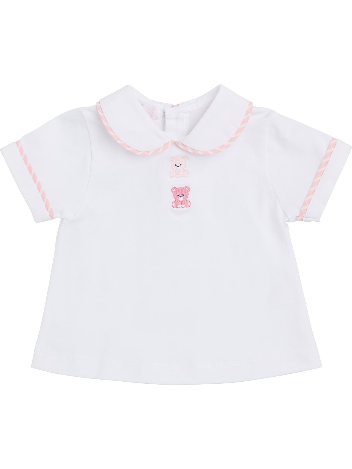 camicia in jersey con ricamo orsetti 