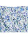 shorts in tessuto stampato a fiori con fiocco 