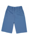 pantaloni 3/4 in drill elasticizzato con tasche