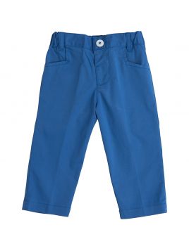 pantaloni in drill elasticizzato