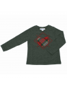 t-shirt in jersey con patch