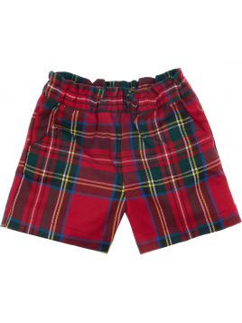 tartan shorts