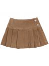 corduroy 1000 lines skirt with pleats