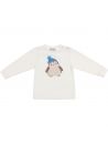 jersey T-shirt with penguin patch