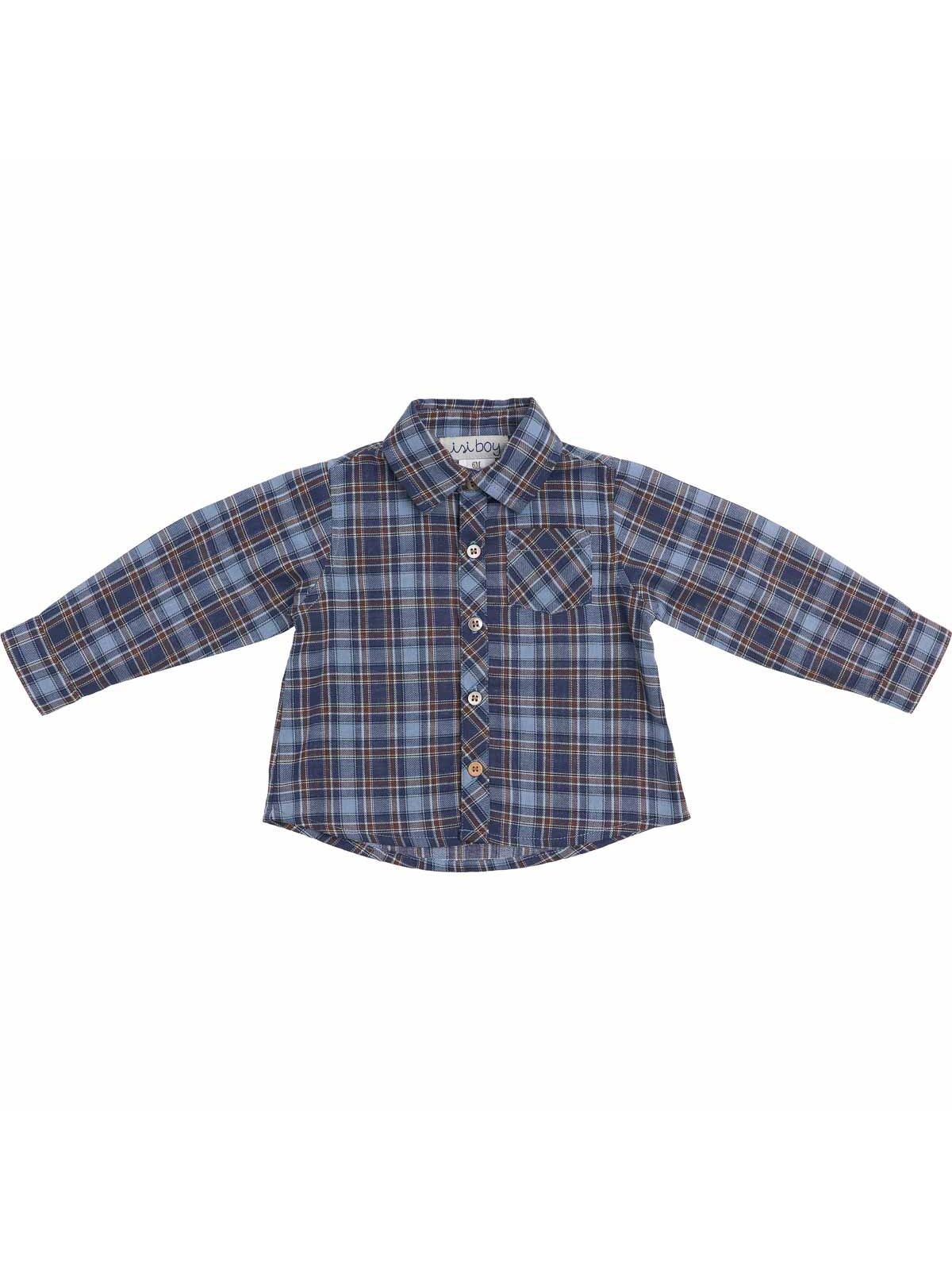 checked twill shirt