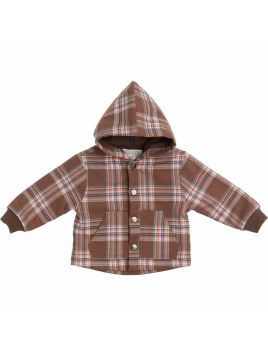 giacca in tartan