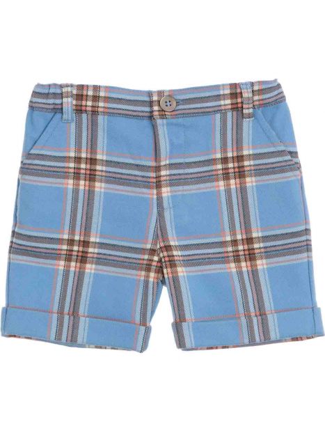 shorts in tartan moda