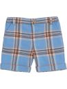shorts in tartan moda
