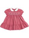 corduroy 3000 lines dress with smock 