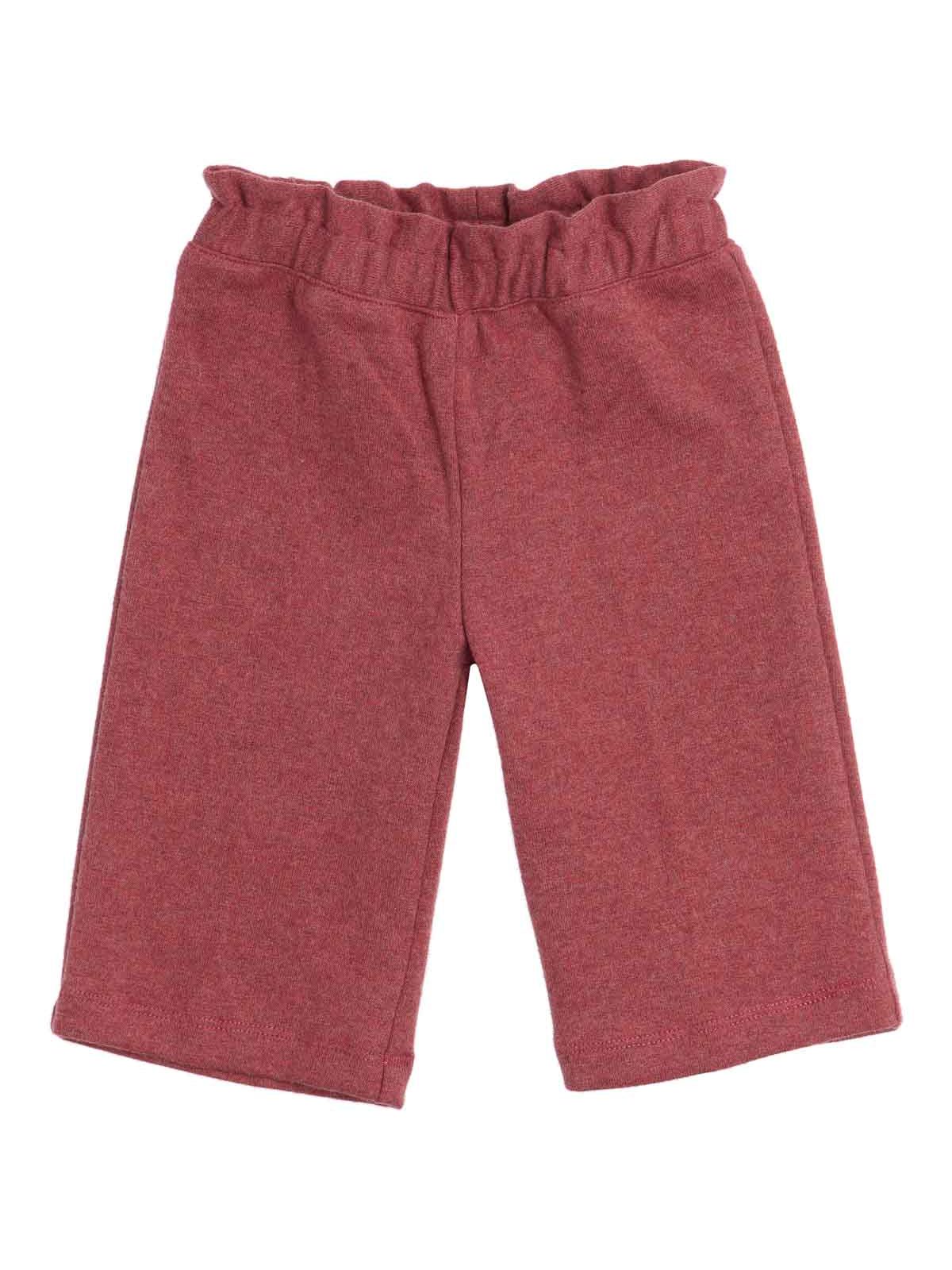 pantaloni alla caviglia in maglia jersey