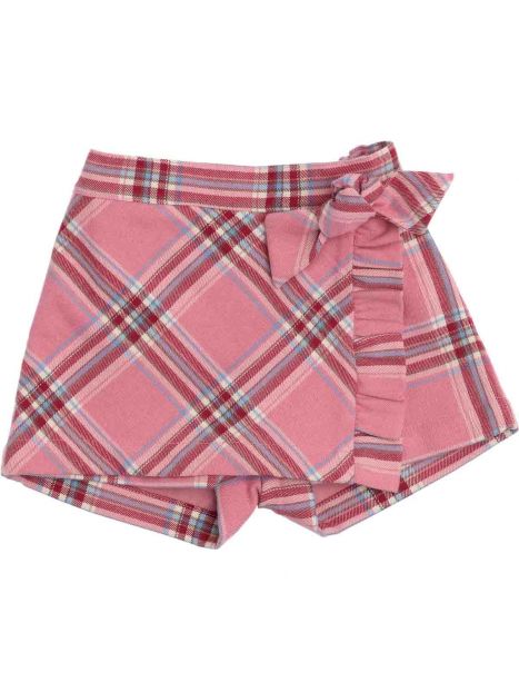 gonna-shorts in tartan moda