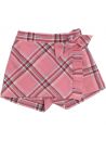fashion tartan skirt-shorts