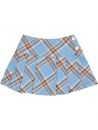 gonna in tartan moda con balze
