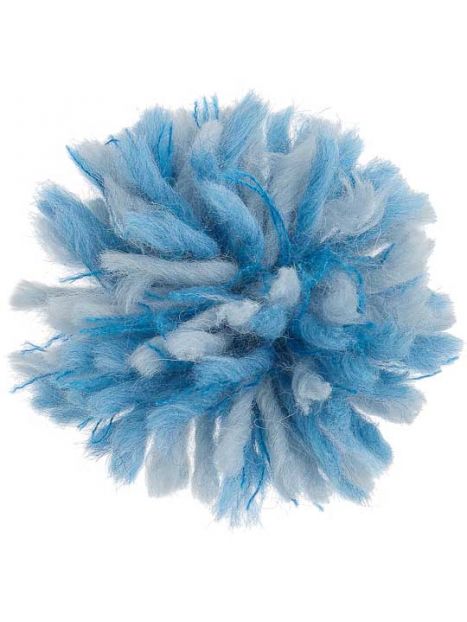 spilla con pompon in lana
