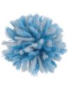 spilla con pompon in lana
