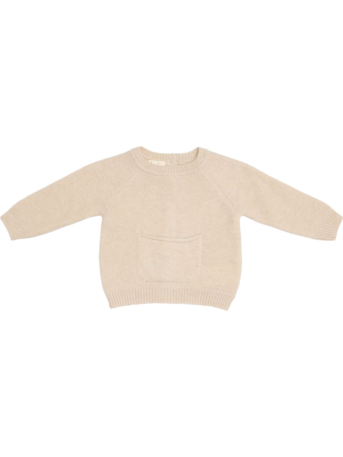 wool/cashmere pullover with pocket