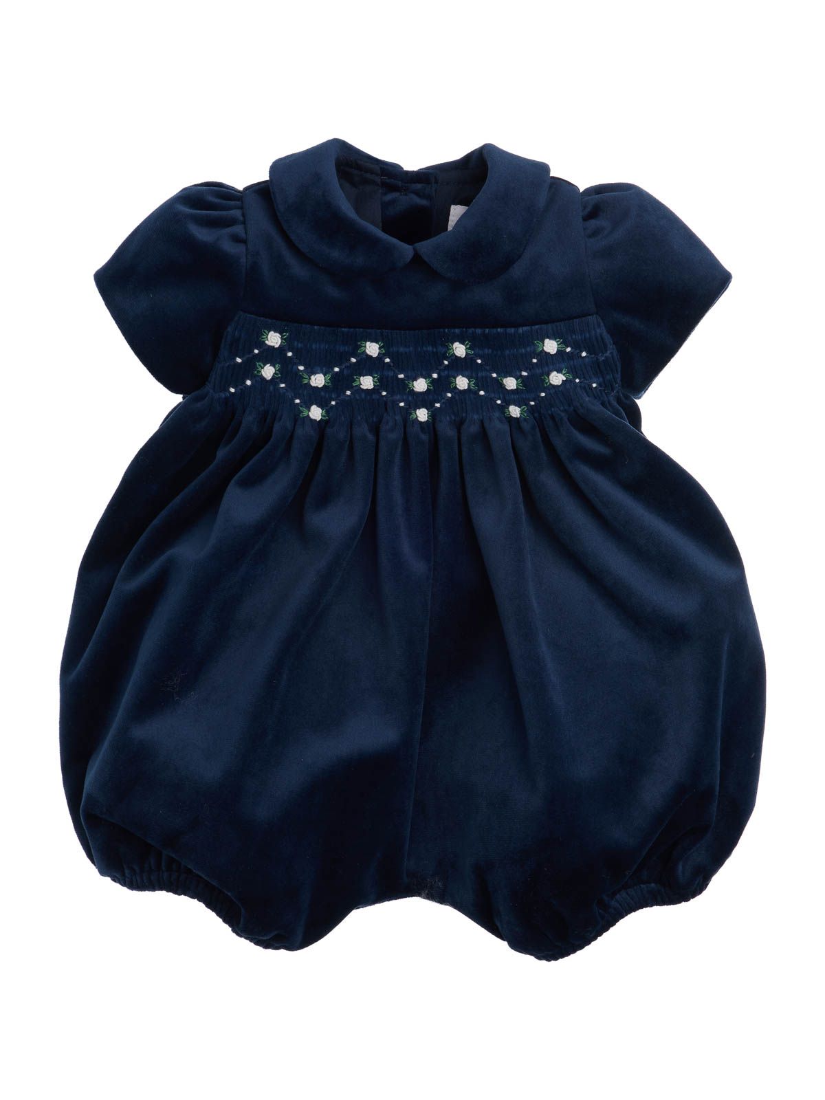 tutina in velluto con smock