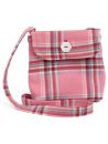borsetta con manici lunghi in tartan moda