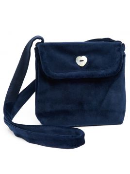 velvet bag with long handles