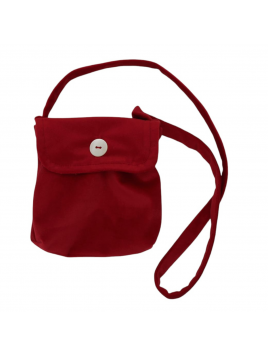 velvet bag with long handles