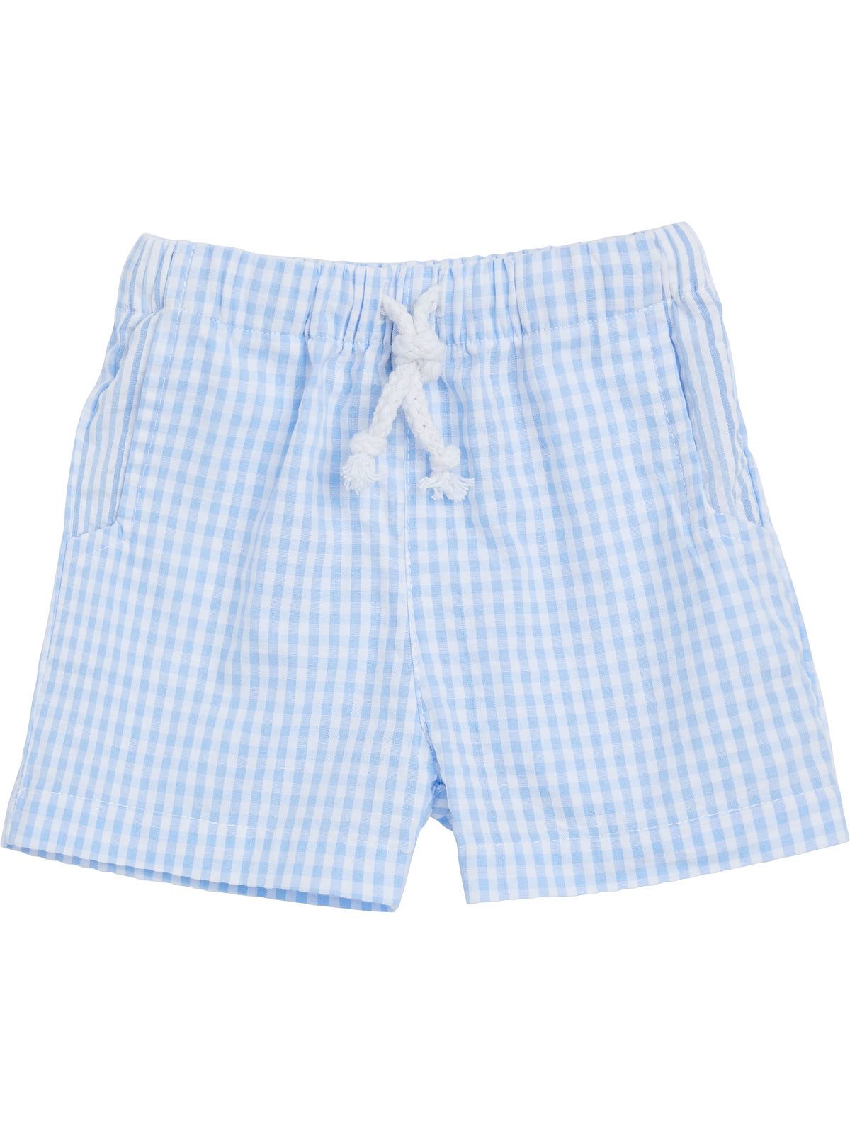 seersucker checks boxer with seersucker stripes finishings
