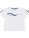 T-shirt bimbo in jersey con patch
