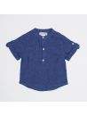 camicia bimbo in lino alla coreana 
