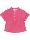 camicia bimbo in lino alla coreana 
