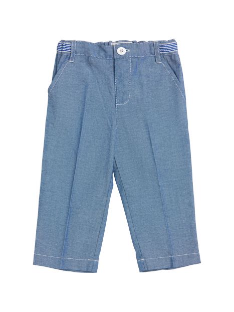 pantaloni bimbo in tela di cotone