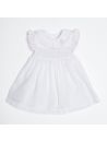 vestito battesimale in voile con smock
