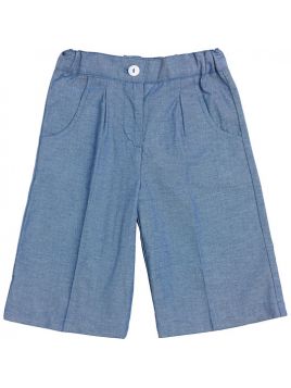 cotton canvas palazzo trousers