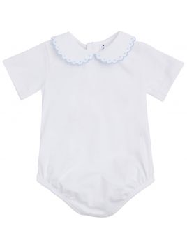 jersey body with scallops and dots embroidery on collar