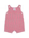 seersucker checks dungarees with front pocket