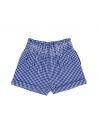 shorts a quadretti goffrati