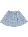 flower printed skirt