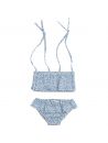 bikini in tessuto stampato a fiori 