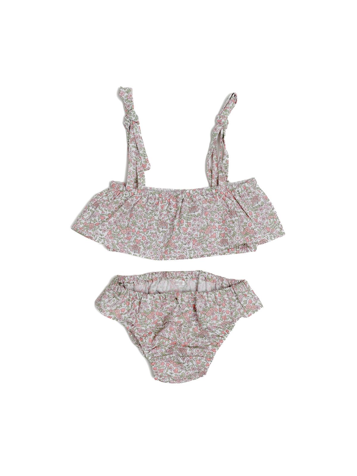 bikini in tessuto stampato a fiori 