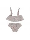 bikini in tessuto stampato a fiori 