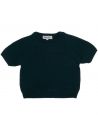 wool/cashmere sweater with short sleeves