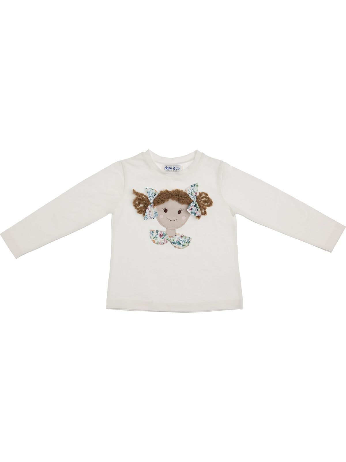 jersey t-shirt with doll patch