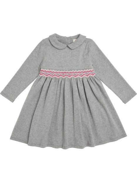vestito in interlock con smock