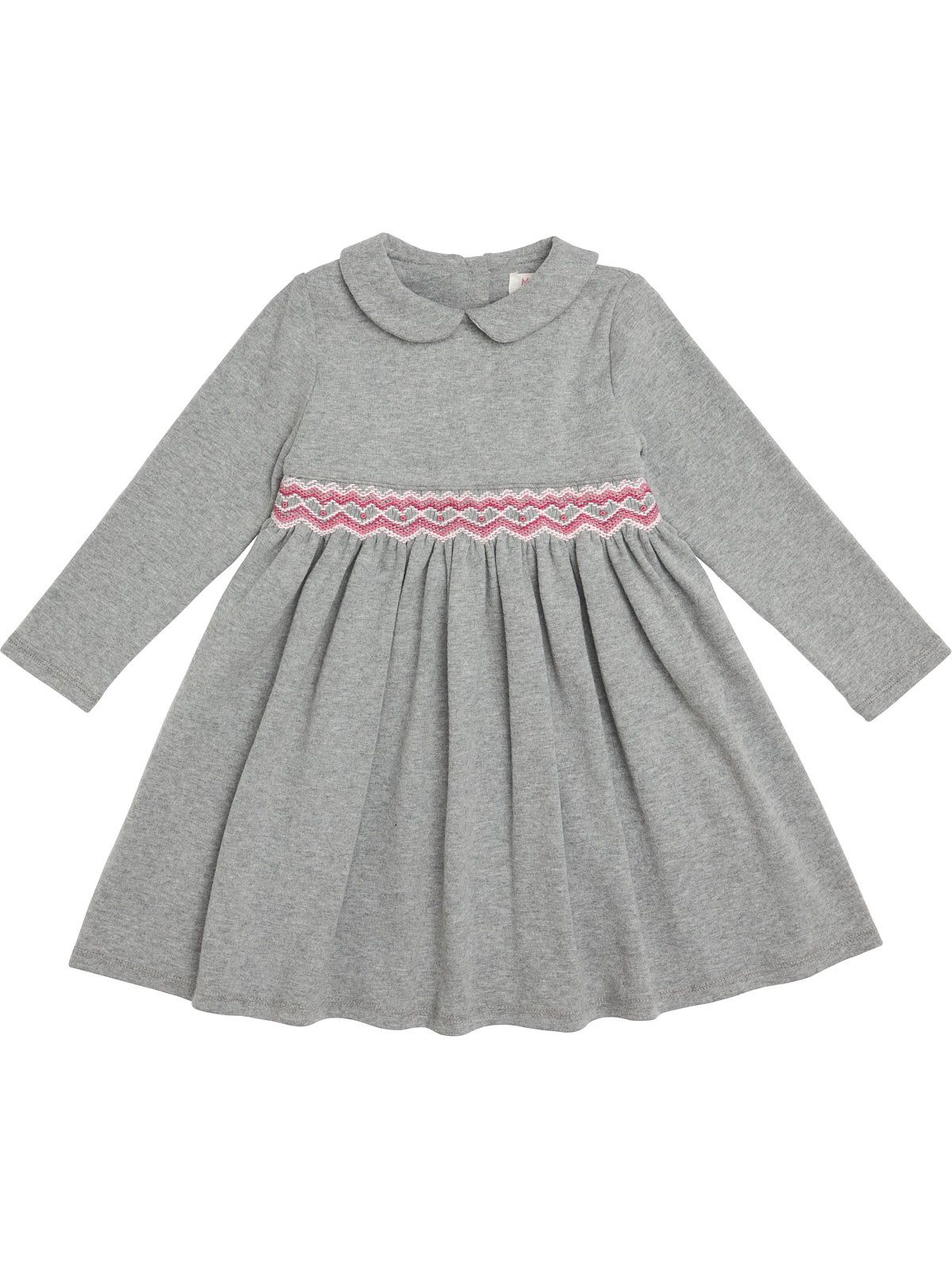 vestito in interlock con smock