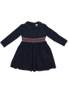 vestito in interlock con smock