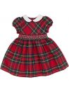 tartan dress with smock