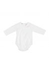 body in jersey con cappe e ricamo cuori sul colletto