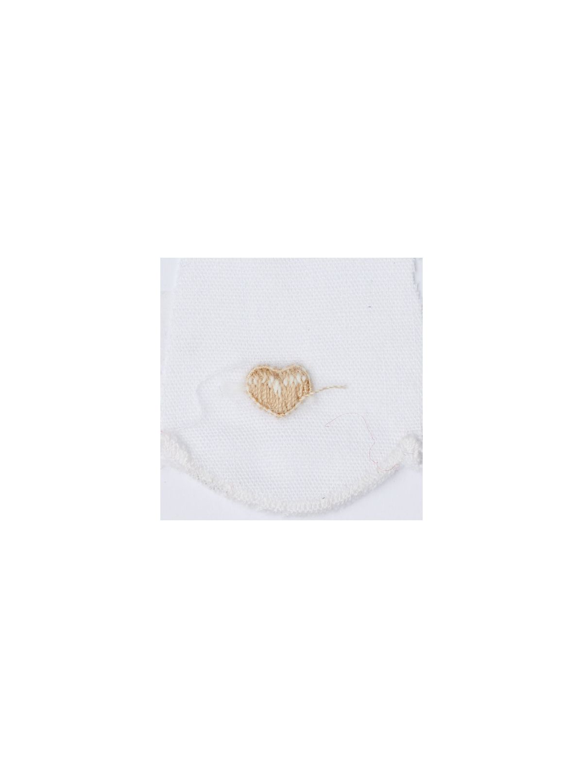 jersey body with scallops and hearts embros on collar